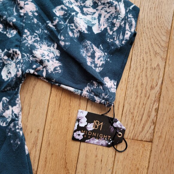 NWT Midnight Bakery 2-Piece Floral Print Alexis Women's Pajama Set L & XL - Picture 9 of 13